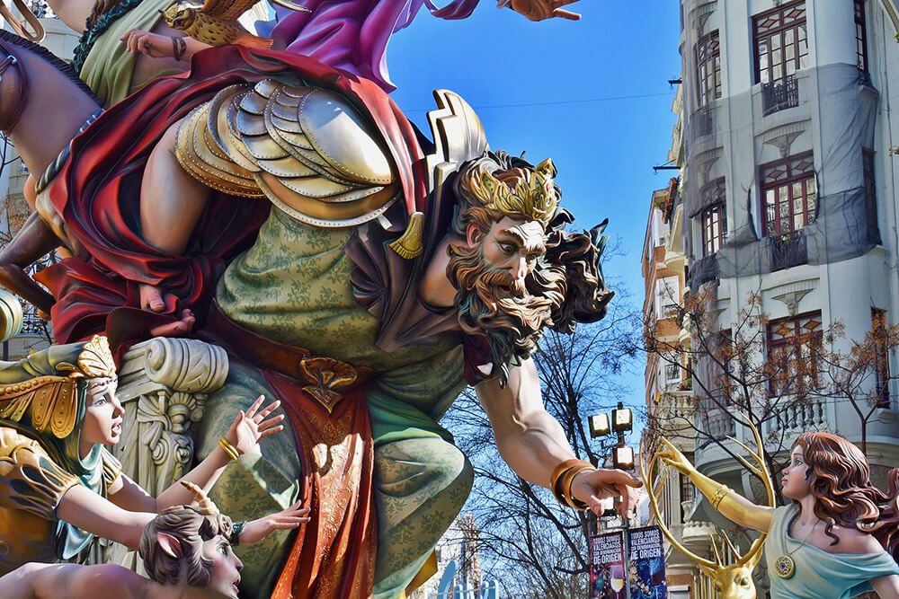 Ninots puppets from the Fallas festival of Valencia Ninots puppets from the Fallas festival of Valencia